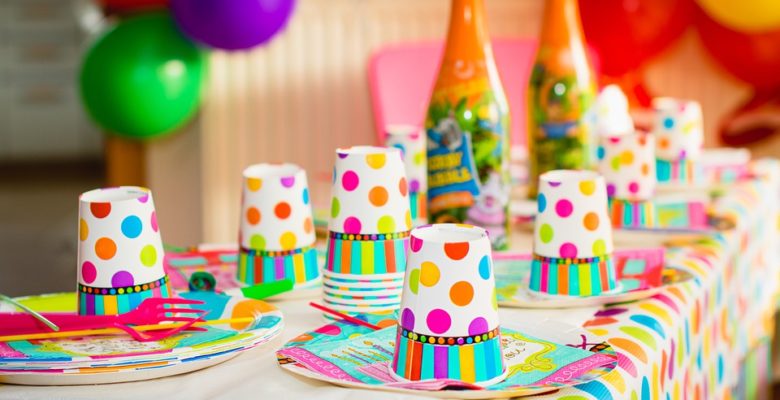 Rainbow Party Table